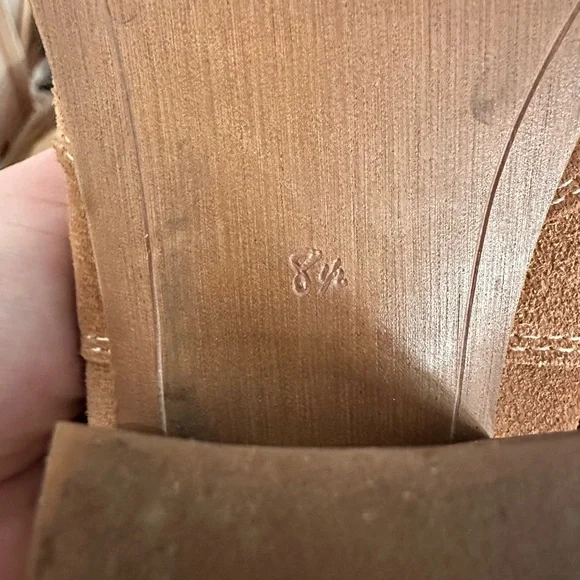 Sam Edelman for free people tan Winona ankle boots size 8.5 but run closer to 9 - Picture 8 of 9